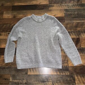 American Eagle Outfitters Gray Crew Neck Sweater